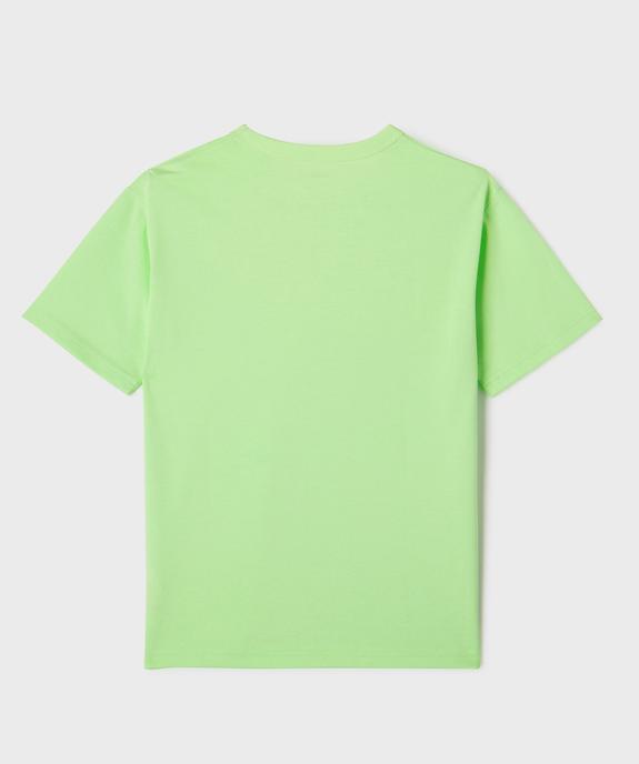 Tee-shirt manches courtes avec logo skateboard garçon vue4 - GEMO (JUNIOR) - GEMO