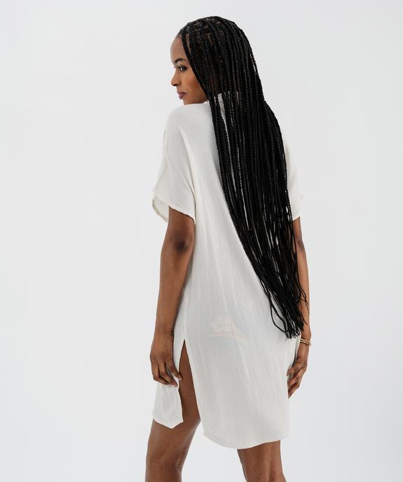 Veste de plage mi-longue à manches courtes femme vue3 - GEMO 4G FEMME - GEMO