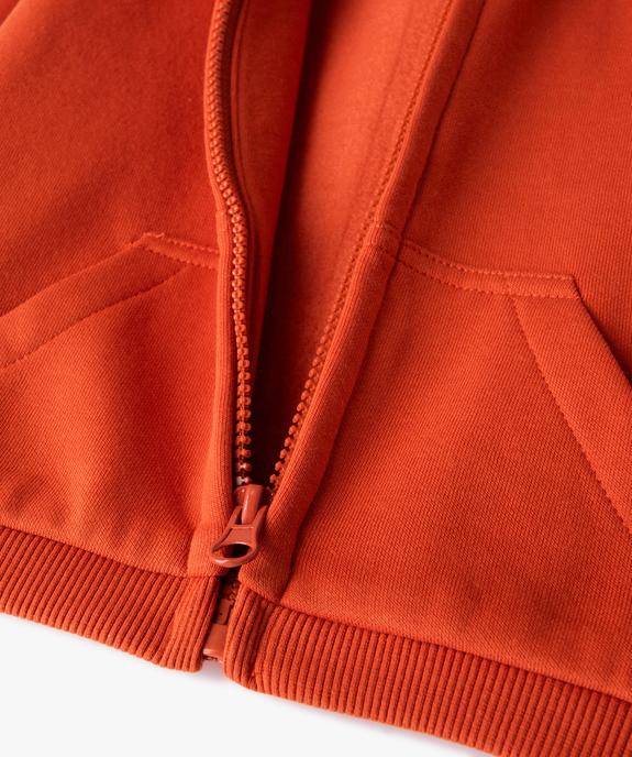 Sweat zippé à capuche bébé garçon vue3 - GEMO 4G BEBE - GEMO