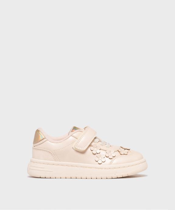 Baskets à scratch en matière irisée avec fleurs fille - Lovely Wings vue1 - LOVELY WINGS - GEMO