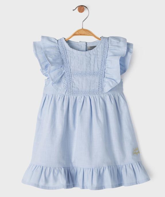 Robe de cérémonie à volants bébé fille - LuluCastagnette vue1 - LULUCASTAGNETTE - GEMO