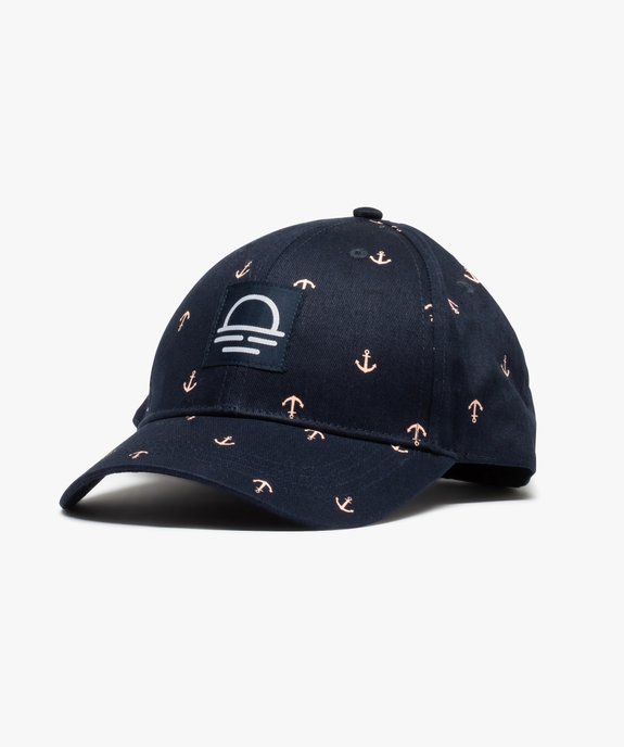 Casquette homme à motifs ancres marines vue1 - GEMO (ACCESS) - GEMO