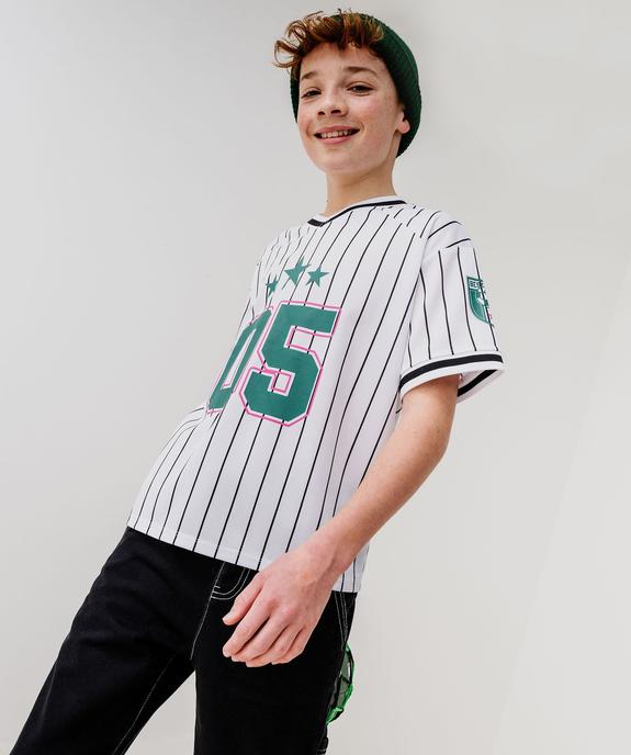 Tee-shirt de sport imprimé fille vue7 - GEMO (JUNIOR) - GEMO