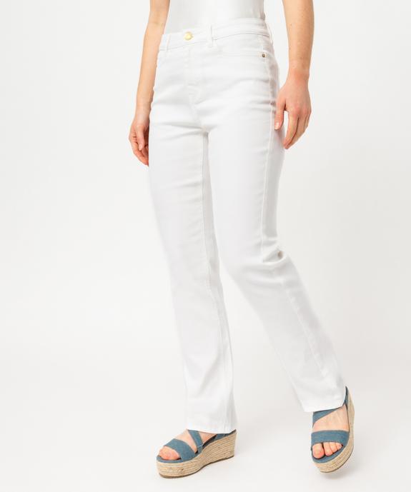 Jean Regular taille haute femme vue1 - GEMO(FEMME PAP) - GEMO