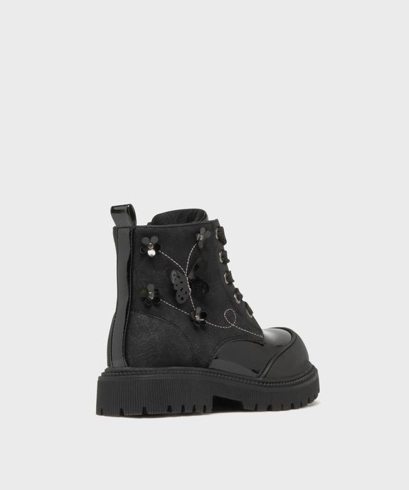 Bottines bi-matières avec motifs en relief fille - Lovely Wings vue4 - LOVELY WINGS - GEMO