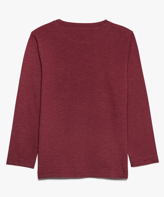Tee-shirt garçon manches longues imprimé rock vue2 - GEMO (ENFANT) - GEMO
