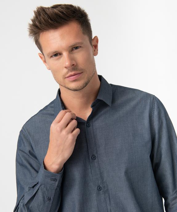 Chemise homme à micro-motifs vue2 - GEMO (HOMME) - GEMO
