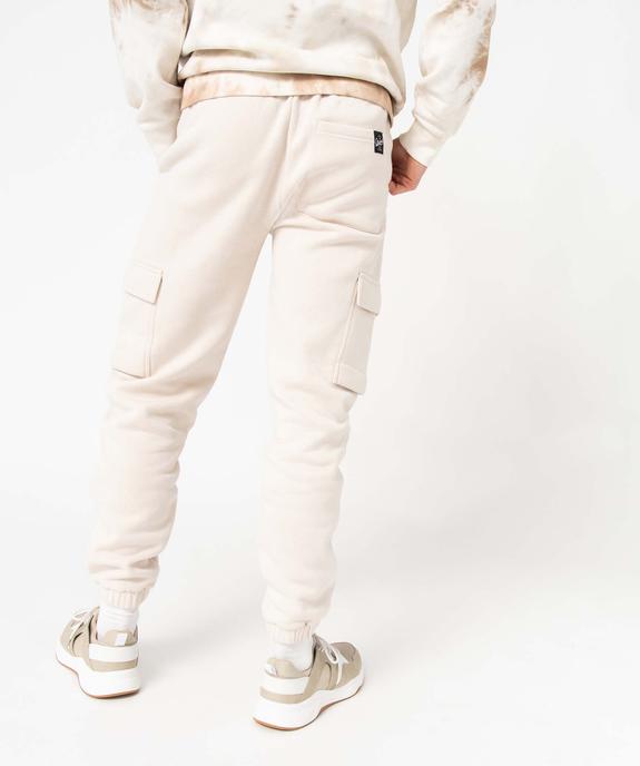 Pantalon de jogging homme molletonné vue3 - GEMO (HOMME) - GEMO