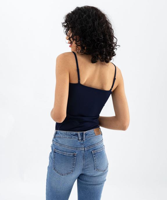 Débardeur à fines bretelles en microfibre femme  vue3 - GEMO(FEMME PAP) - GEMO
