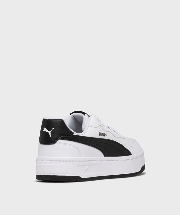 Basket basses à lacets et épaisse semelle  Court Lally Skye femme - Puma vue4 - PUMA - GEMO