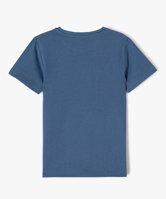 Tee-shirt manches courtes à motif en sequins réversibles garçon vue3 - GEMO 4G GARCON - GEMO