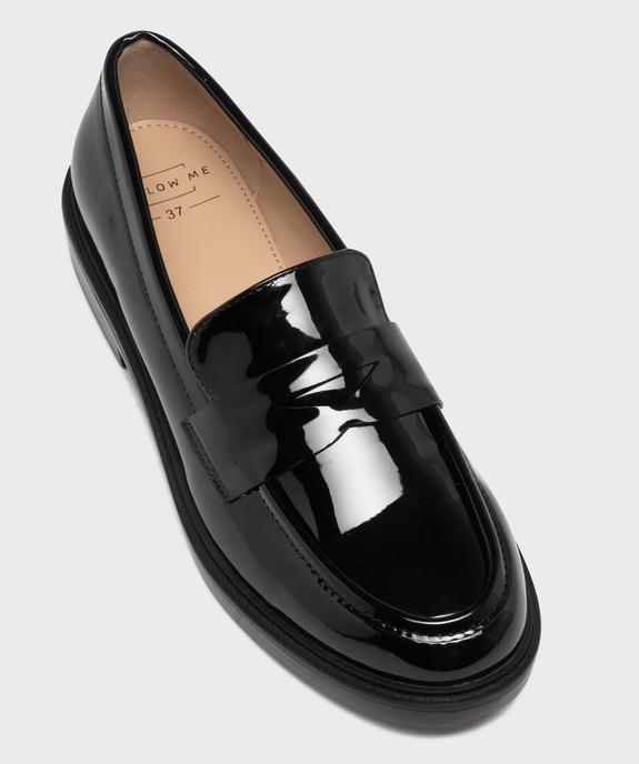 Mocassins vernis avec large talon femme - Follow Me vue5 - FOLLOW ME - GEMO