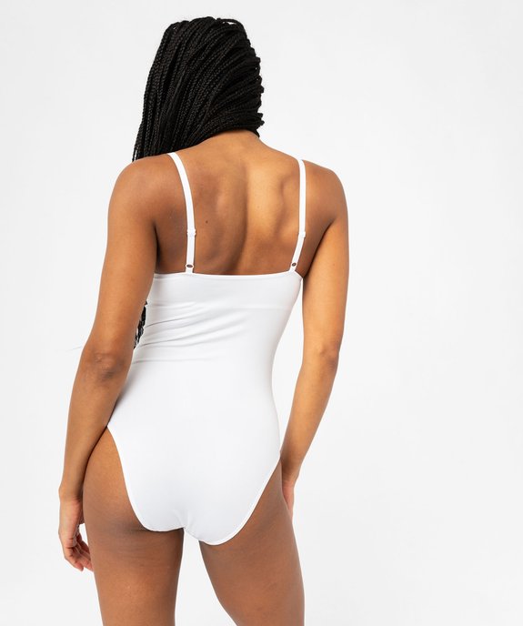 Body effet push-up avec bonnets coqués femme vue3 - GEMO(HOMWR FEM) - GEMO