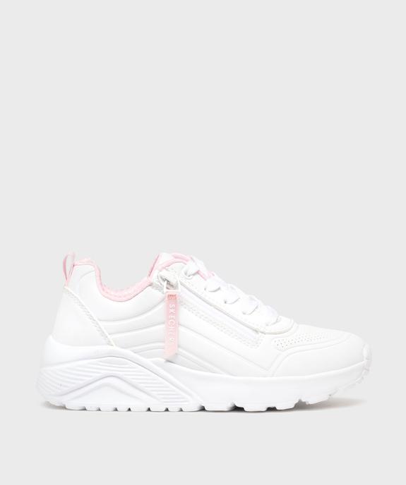 Baskets basses et légères à épaisse semelle et zip fille - Skechers vue1 - SKECHERS - GEMO