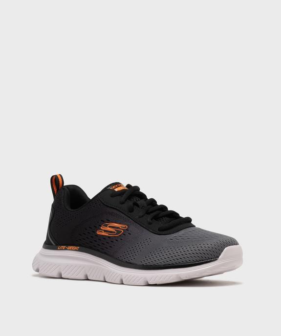Baskets basses ultra légères en mesh vegan homme - Skechers vue2 - SKECHERS - GEMO
