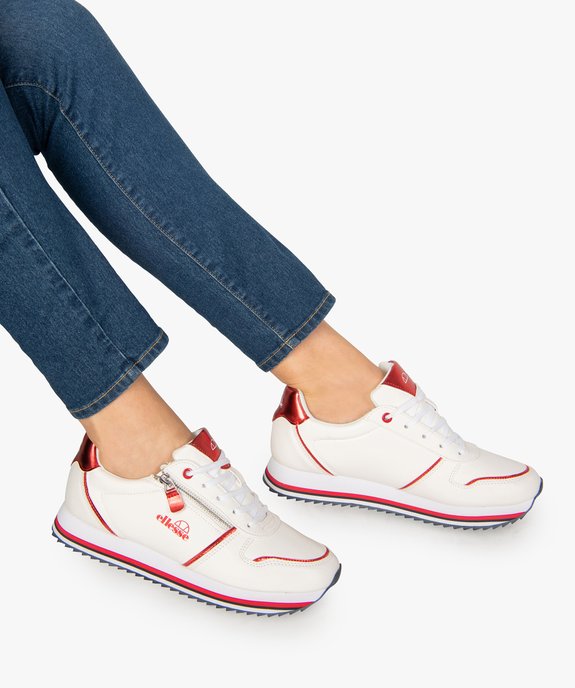 Baskets femme zippées à semelle épaisse - Ellesse vue1 - ELLESSE - GEMO