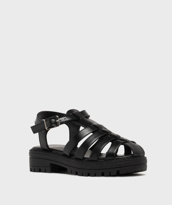 Sandales à brides sur semelle crantée fille - Lovely Wings vue2 - LOVELY WINGS - GEMO