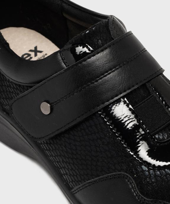Chaussures confort fermeture à scratch femme vue6 - G'FLEX - GEMO