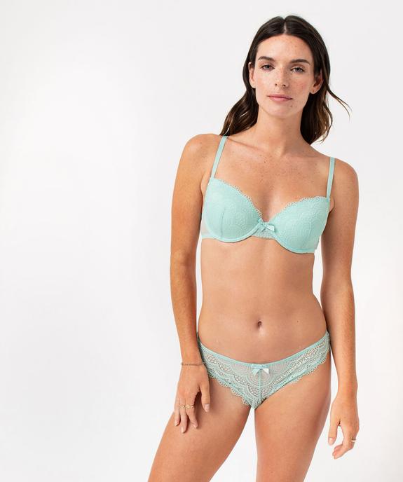 Culottes en dentelle et tulle femme (lot de 2) vue3 - GEMO(HOMWR FEM) - GEMO