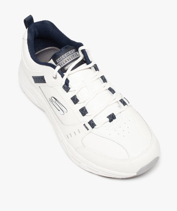 Baskets homme bicolores à lacets – Skechers Redwick vue6 - SKECHERS - GEMO