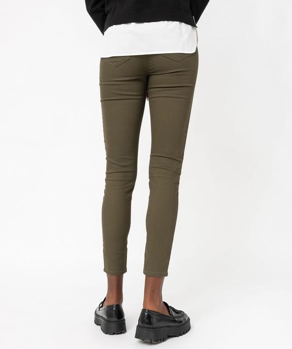 Pantalon coupe Slim taille normale femme vue3 - GEMO 4G FEMME - GEMO