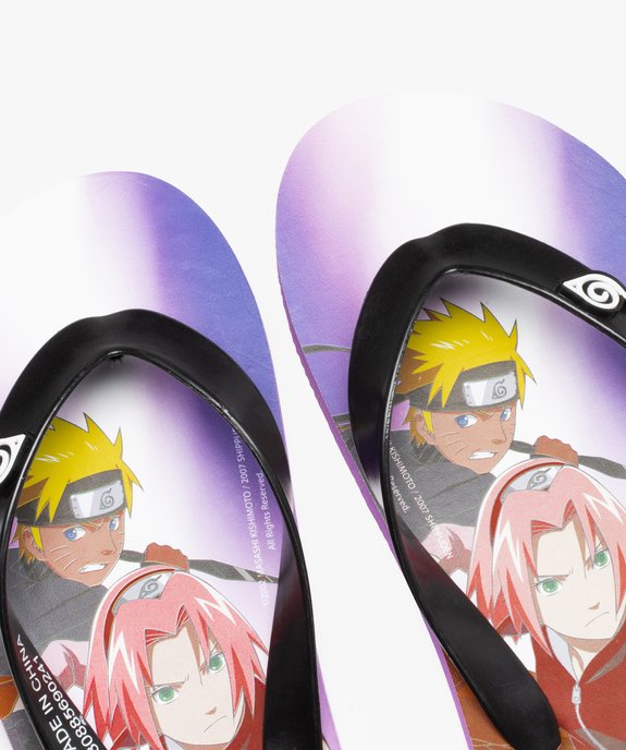 Tongs femme à semelle imprimée – Naruto vue3 - NARUTO - GEMO