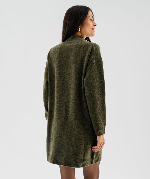 Robe pull à col montant femme vue4 - GEMO(FEMME PAP) - GEMO