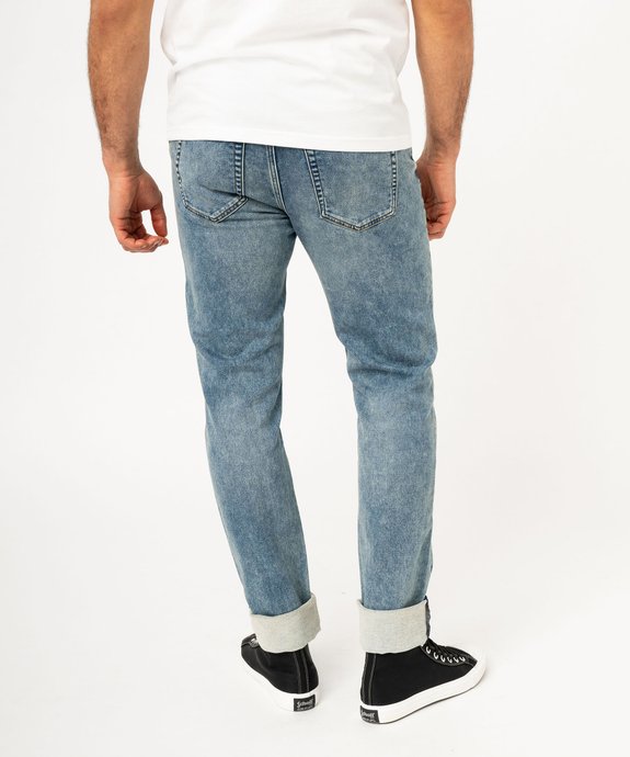 Jean neige coupe slim extensible homme vue3 - GEMO (HOMME) - GEMO