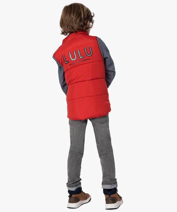 Doudoune garçon  sans manches – Lulu Castagnette vue6 - LULUCASTAGNETTE - GEMO