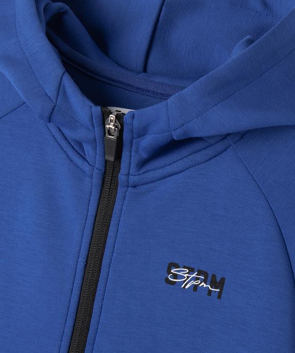 Sweat de sport zippé à capuche garçon vue2 - GEMO (ENFANT) - GEMO