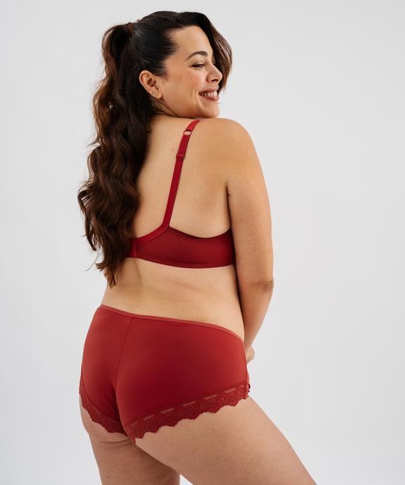 Soutien-gorge emboitant en dentelle bonnets souples grande taille vue2 - GEMO(HOMWR FEM) - GEMO