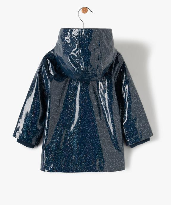 Imperméable bébé fille à paillettes avec doublure douce vue4 - GEMO(BEBE DEBT) - GEMO