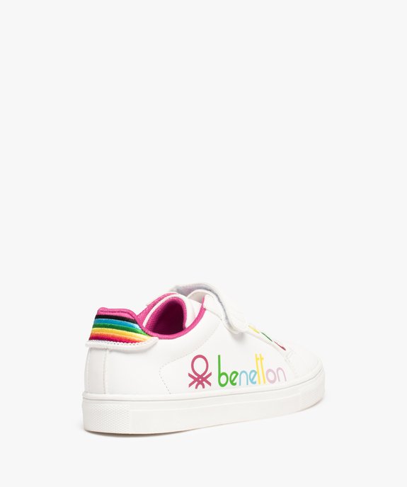 Baskets fille à détails multicolores - Benetton vue4 - BENETTON - GEMO