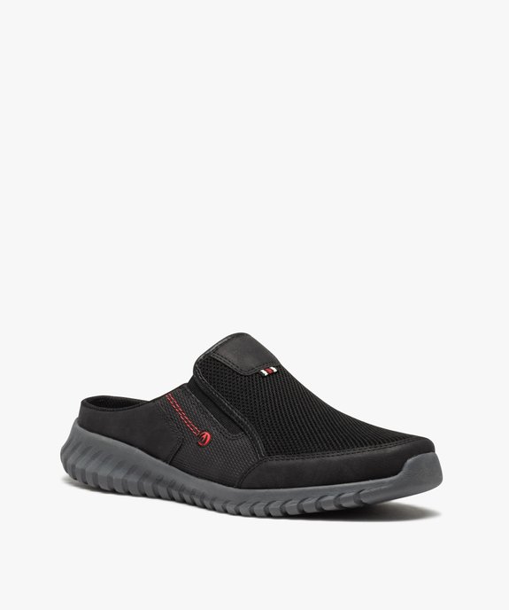 Mules homme confort dessus mesh - Wellness vue2 - WELLNESS - GEMO