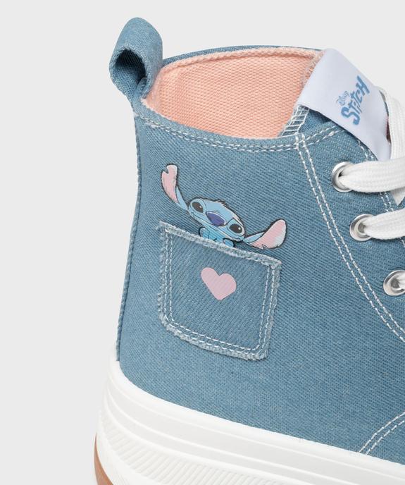 Baskets montantes en toile motif Stitch femme - Disney vue6 - LILO & STITCH - GEMO