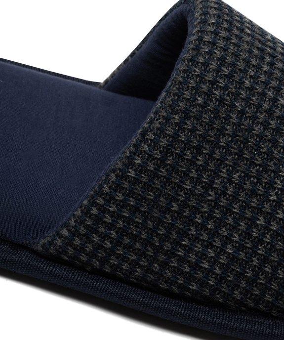 Chaussons mules avec dessus tricoté homme vue6 - GEMO(HOMWR FEM) - GEMO