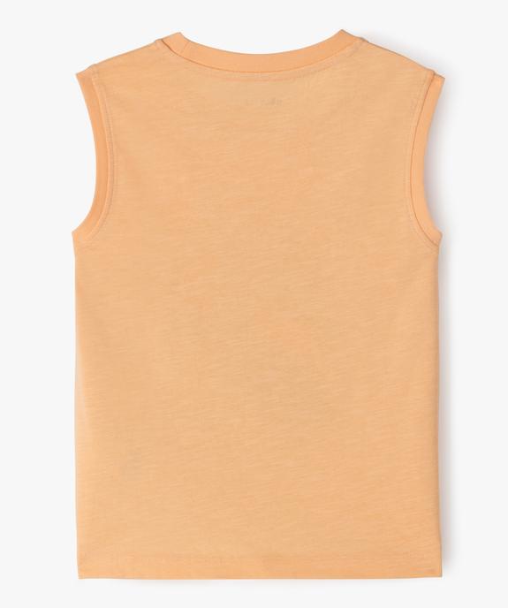 Débardeur en coton imprimé garçon vue3 - GEMO (ENFANT) - GEMO