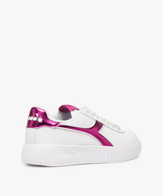 Baskets femme avec empiècements irisés - Diadora vue4 - DIADORA - GEMO