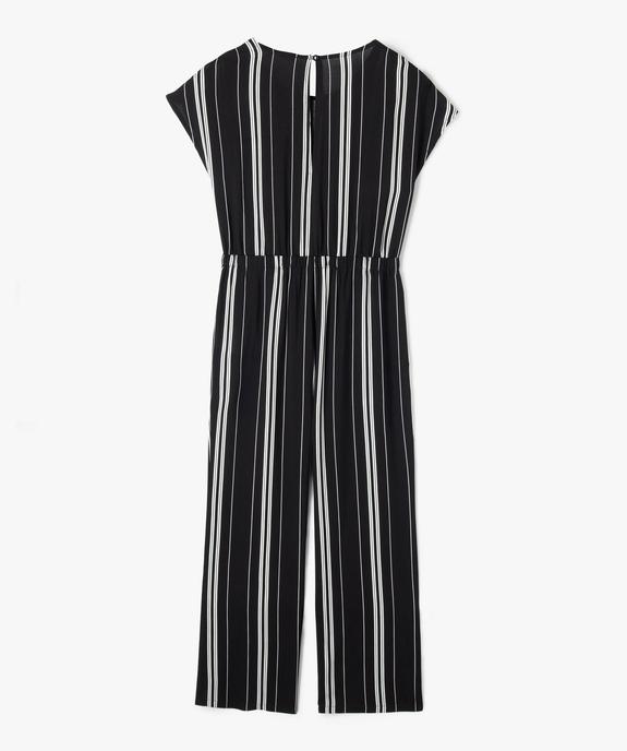 Combinaison pantalon à manches courtes fluide fille vue5 - GEMO 4G FILLE - GEMO