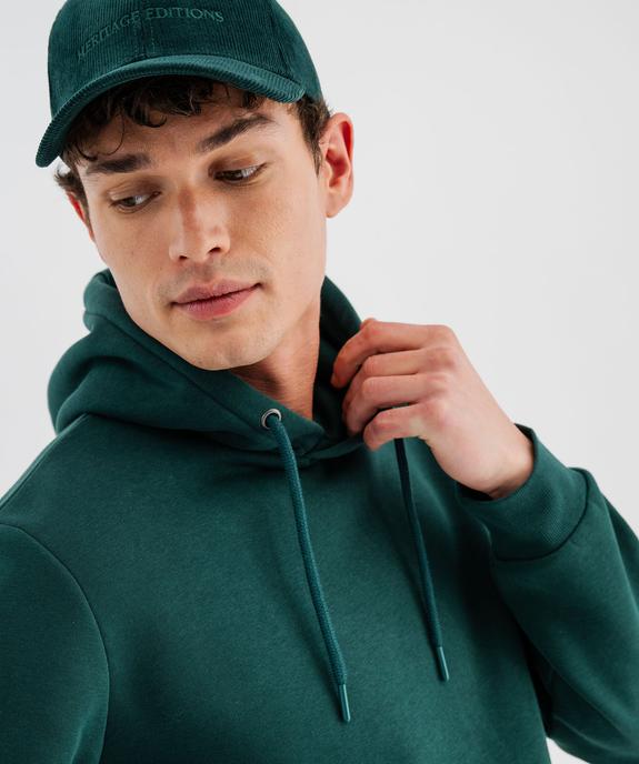 Sweat à capuche intérieur molletonné homme vue2 - GEMO 4G HOMME - GEMO