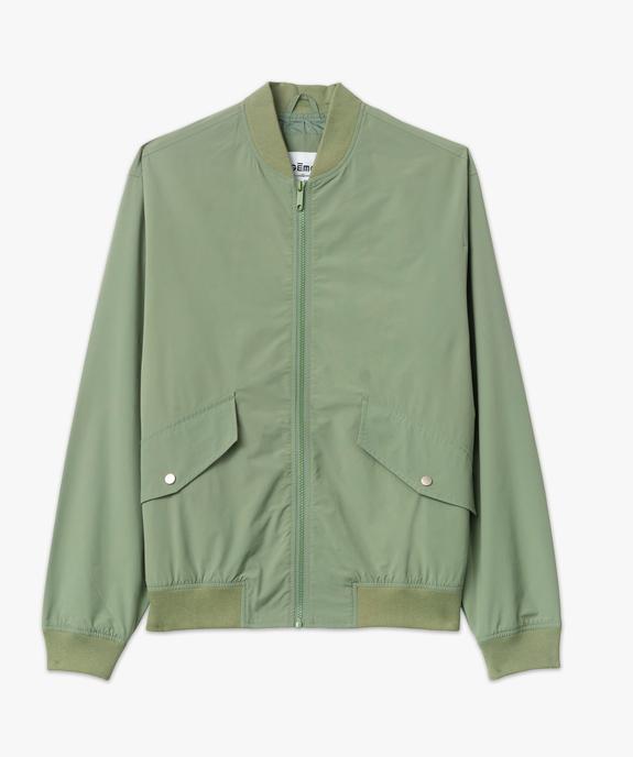 Blouson bomber zippé léger homme vue4 - GEMO (HOMME) - GEMO