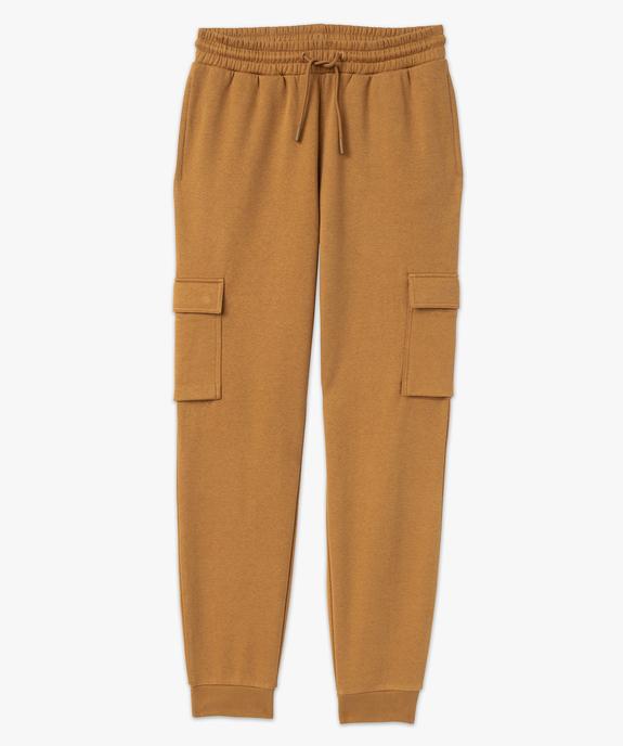 Pantalon de jogging coupe cargo homme vue4 - GEMO 4G HOMME - GEMO