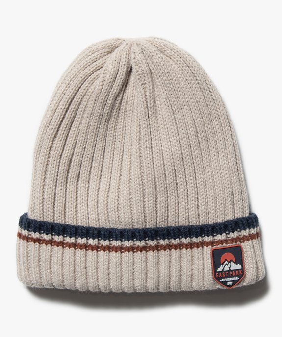 Bonnet garçon à doublure polaire et revers vue1 - GEMO (ENFANT) - GEMO