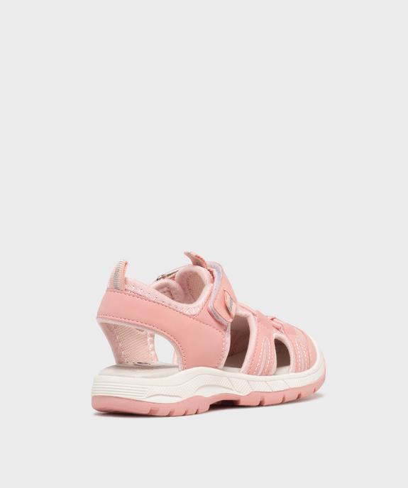 Sandales à bout fermé fermeture scratch fille - Lovely Wings vue4 - LOVELY WINGS - GEMO