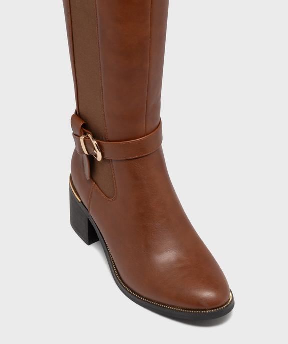 Bottes avec bande élastique sur le côté femme - Valentina Baldano vue5 - VALENTINA BALDANO GEMO FORGOOD - GEMO