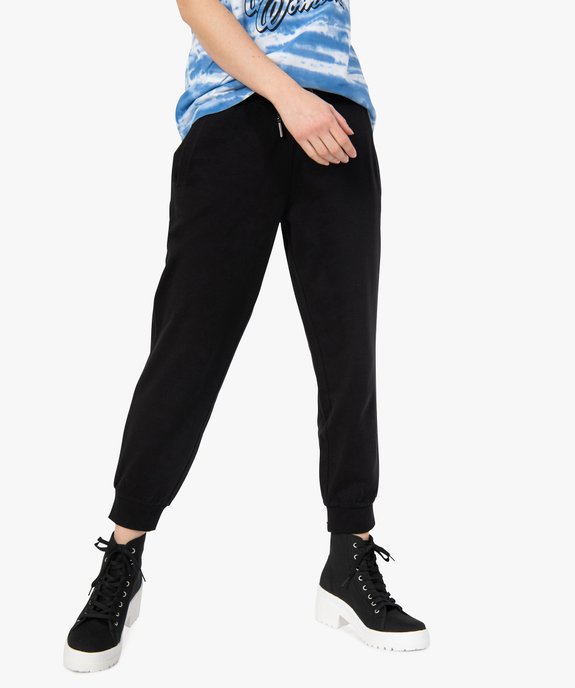 Pantalon de jogging femme longueur mollets vue1 - GEMO(FEMME PAP) - GEMO