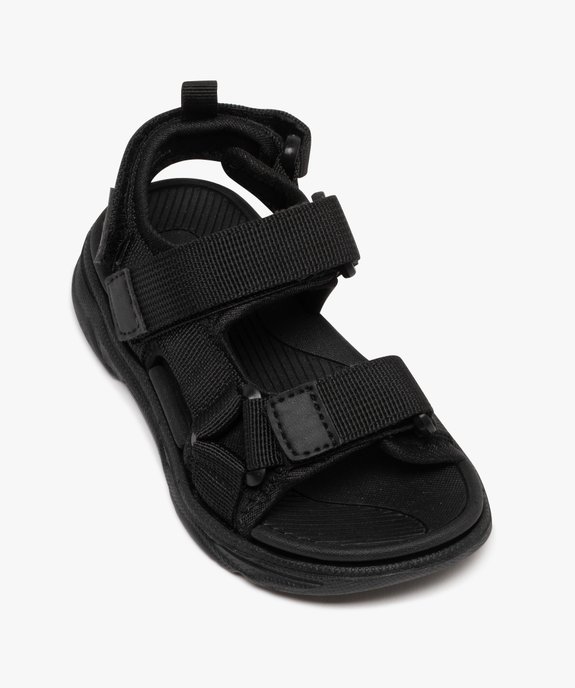 Sandales à scratch ultra légères garçon vue5 - BUGGY - GEMO