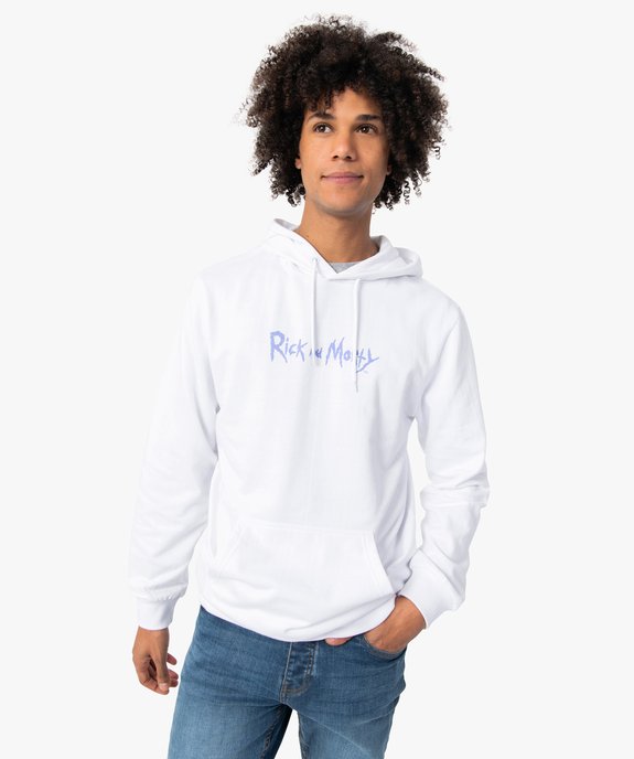 Sweat homme avec motif au dos – Rick and Morty vue2 - RICK ET MORTY - GEMO