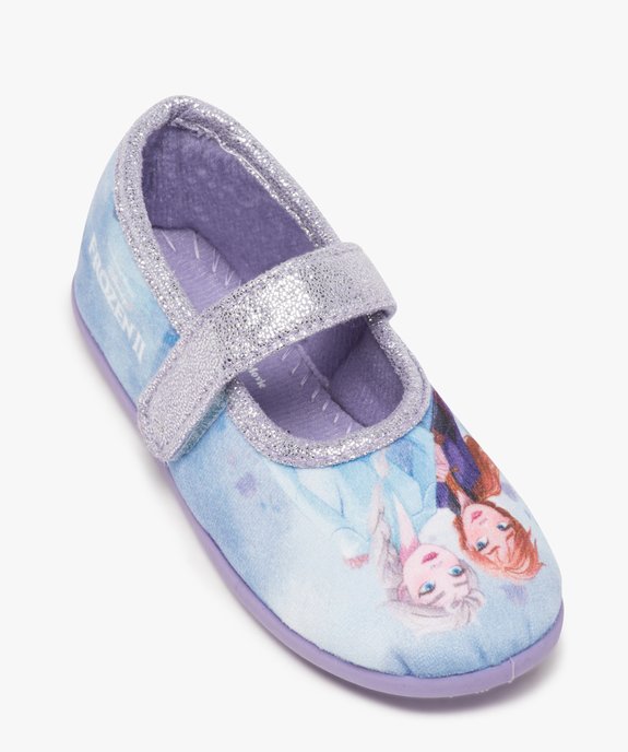Chaussons fille en forme de ballerines Reine des Neige vue5 - REINE DES NEIGE - GEMO