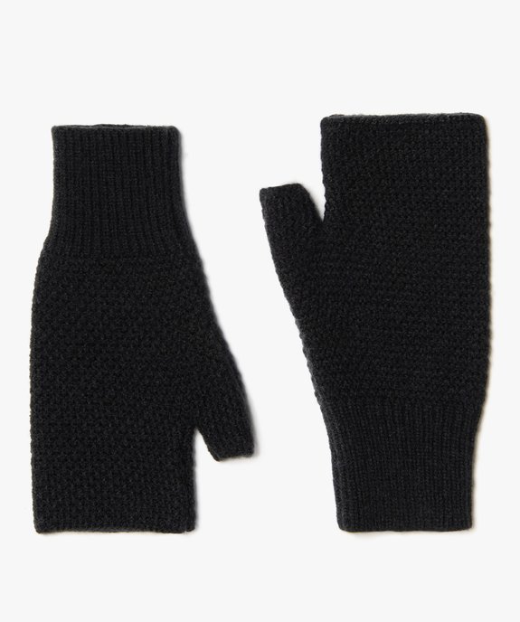 Mitaines en maille fantaisie femme vue1 - GEMO (ACCESS) - GEMO